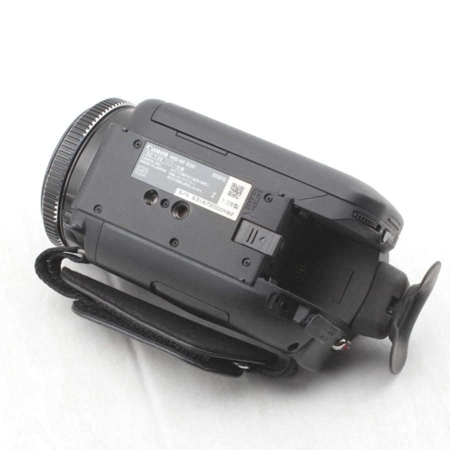 Canon デジタルビデオカメラ iVIS HF G20 光学10倍ズーム 内蔵32GBメモリー ブラック IVISHFG20_3