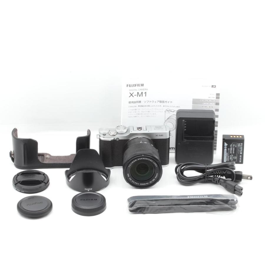 FUJIFILM ミラーレス一眼 X-M1 レンズキット シルバー F X-M1S/1650KIT Amazon | FUJIFILM ミラーレス一眼 レンズキット シルバー F X-M1S