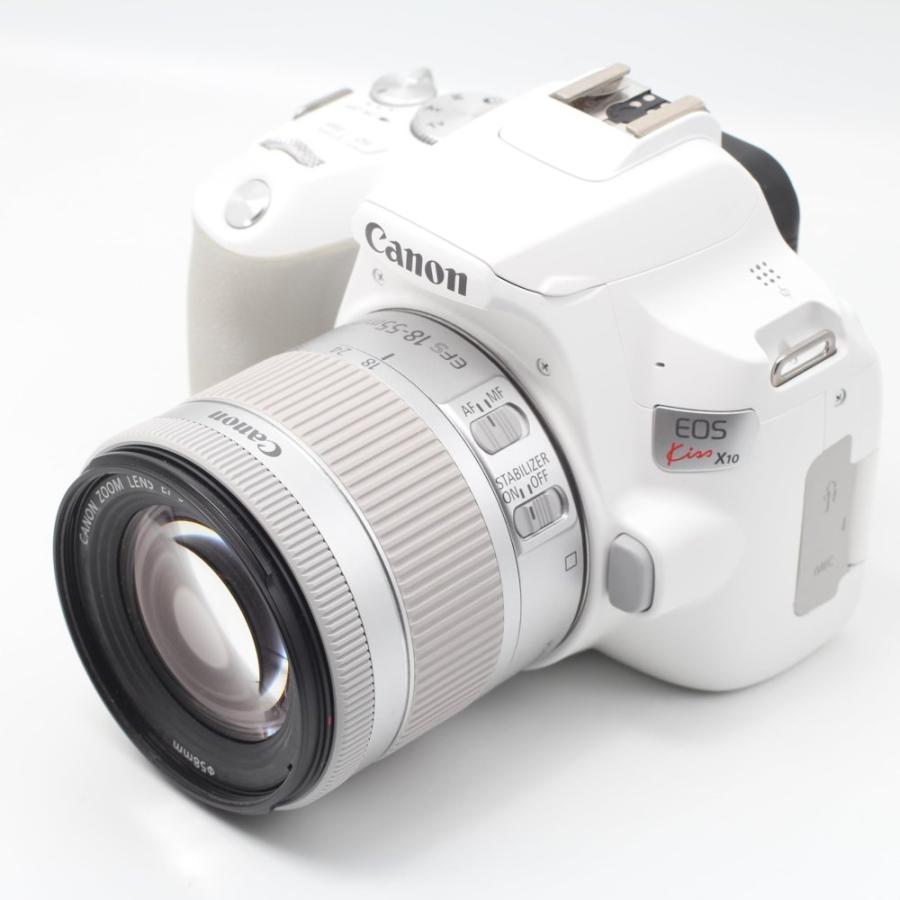 Canon デジタル一眼レフカメラ EOS Kiss X10 標準ズームキット ホワイト KISSX10WH-1855ISSTMLK Canon デジタル一眼レフカメラ EOS Kiss X10 標準ズームキット