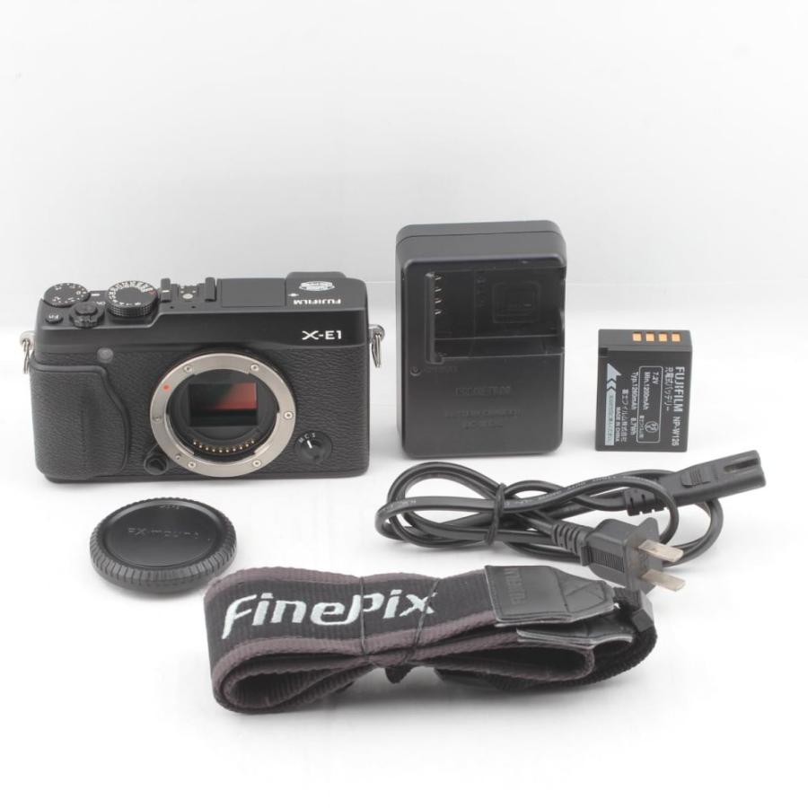 美品 FUJIFILM X-E1 ミラーレスカメラ ボディ 動作確認済み FUJIFILM ミラーレス一眼レフカメラ X-E1 ボディ 1630万画素 ブラック