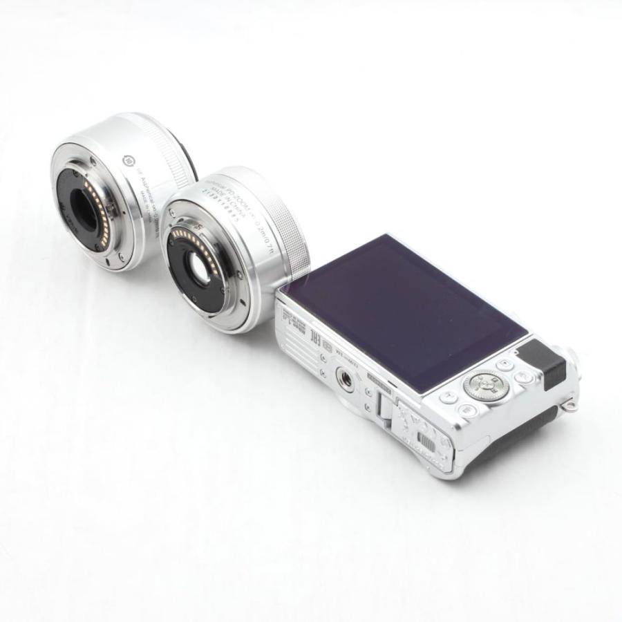 Nikon1 J5 ミラーレス ダブルレンズキット /シルバー J5WLKSL Nikon ミラーレス一眼 Nikon1 J5 ダブルレンズキット シルバー J5WLKSL