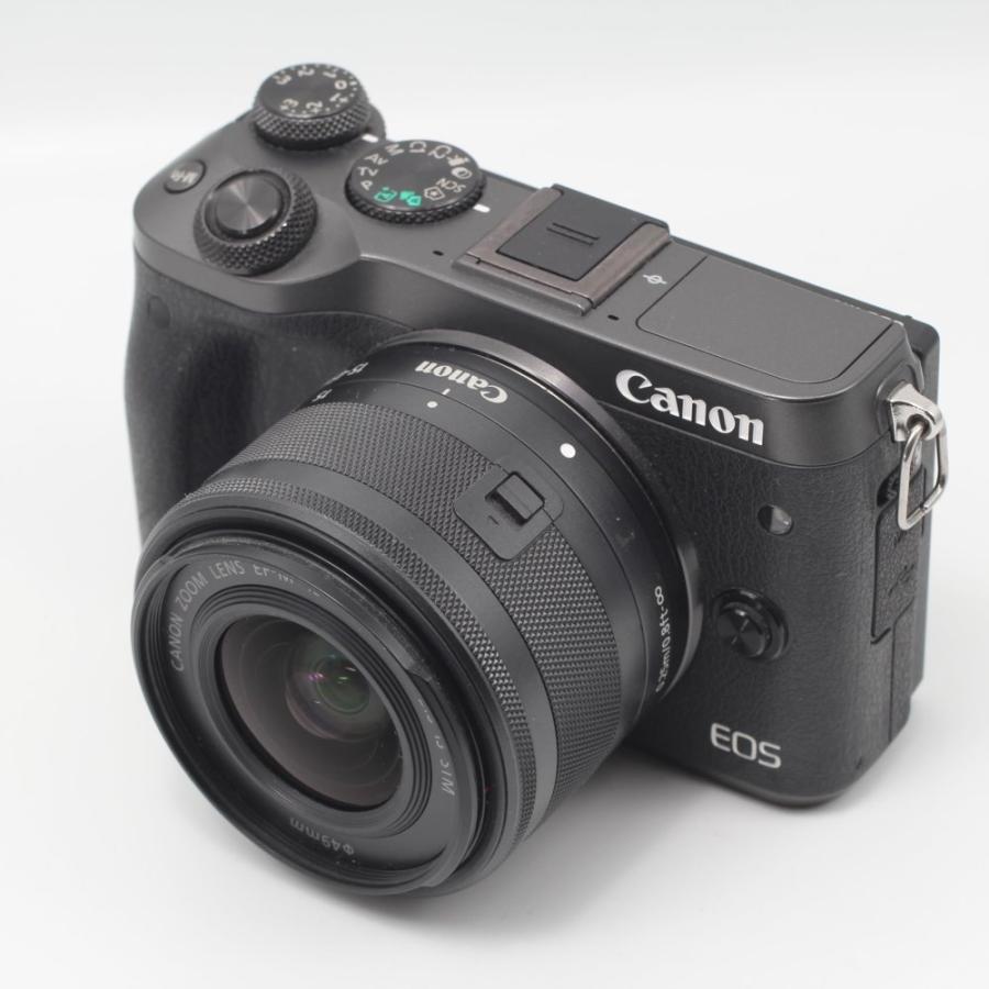 Canon ミラーレス一眼カメラ EOS M6 レンズキット(ブラック) EF-M15