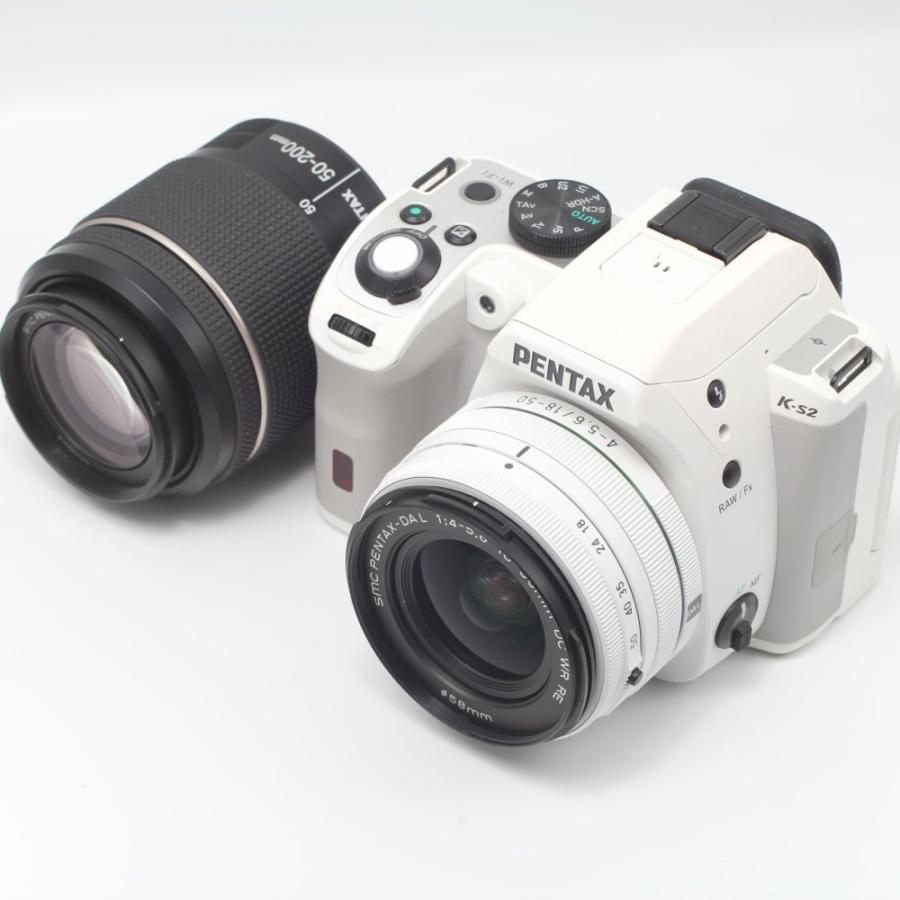防滴仕様！PENTAX K-50ホワイト ダブルズームキット Amazon.co.jp