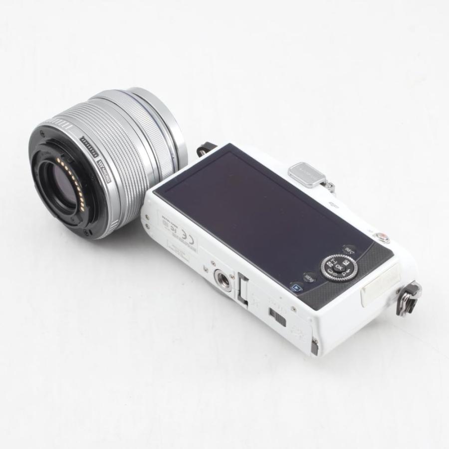 OLYMPUS ミラーレス一眼 PEN mini E-PM1 レンズキット ホワイト LKIT