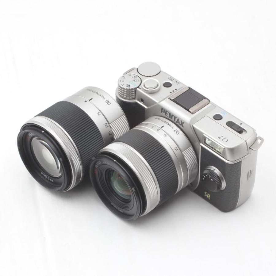 PENTAX Q7 Silver +02 STANDARD ZOOM セット PENTAX ミラーレス一眼 Q7 ダブルズームキット [標準ズーム 02
