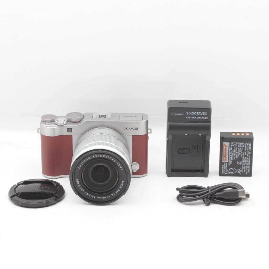 FUJIFILM ミラーレス一眼 X-A3 レンズキット ブラウン X-A3LK-XC-BW