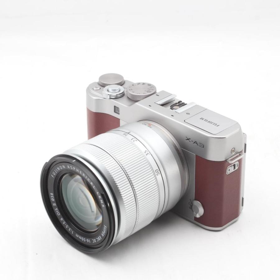 FUJIFILM ミラーレス一眼 X-A3 レンズキット ブラウン X-A3LK-XC-BW