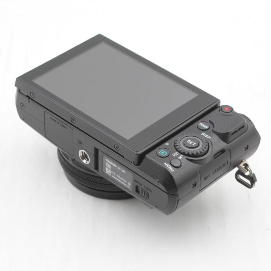 CASIO デジタルカメラ EXILIM EX100 プレミアムブラケティング インターバル撮影 全域F2.8 光学10.7倍ズーム EX-100 ブラック 9jupf8b CASIO デジタルカメラ EXILIM EX100 プレミアムブラケティング