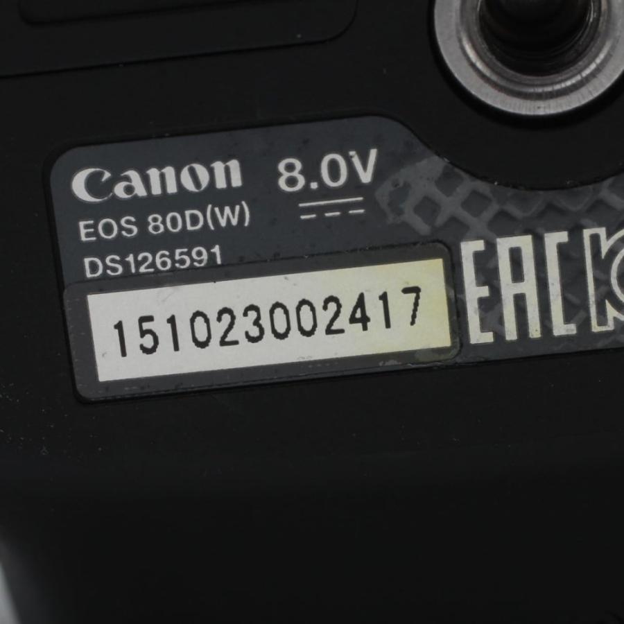 Canon デジタル一眼レフカメラ EOS 80D ダブルズームキット EF-S18-55