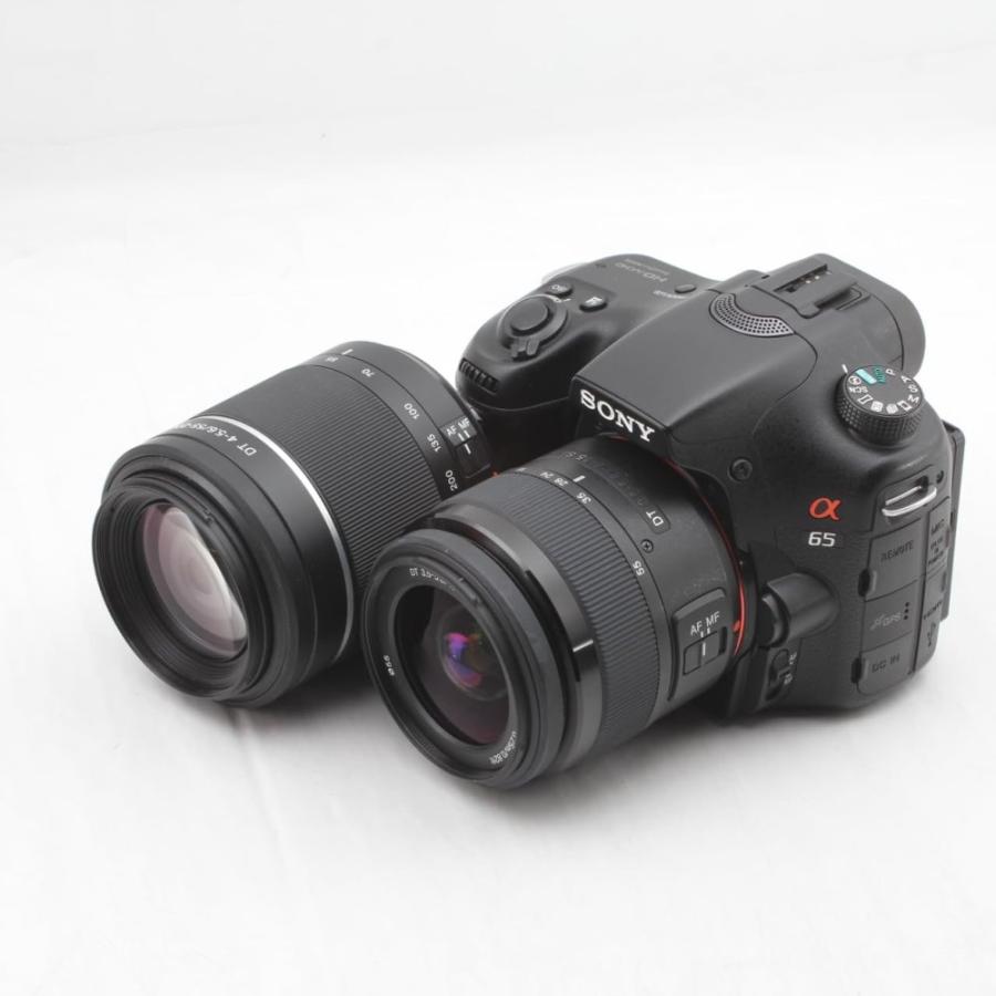 SONY ミラーレス一眼 α65 ダブルズームレンズキット DT 18-55mm F3.5