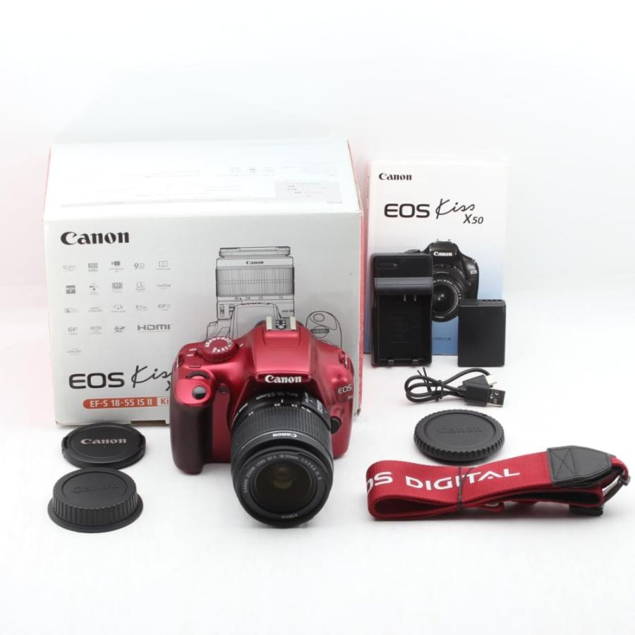 Canon デジタル一眼レフカメラ EOS Kiss X50 レンズキット EF-S18-55mm