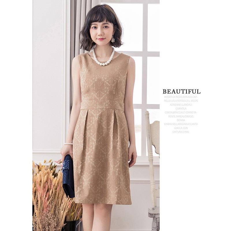 パーティードレス 結婚式 ドレス ワンピース お呼ばれドレス 代30代40代50代 ジェガード生地 エレガント ノースリーブ パーティードレス Dsp043 Dsp043 パーティードレス通販ドロップス 通販 Yahoo ショッピング