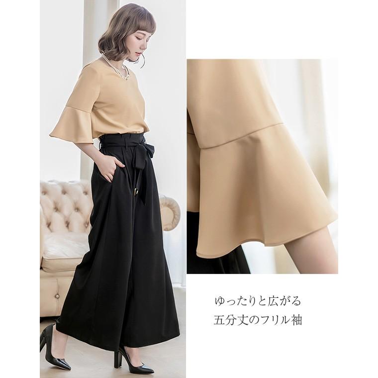 【新品未使用】パンツドレス　結婚式 パーティードレス パンツ ドレス 結婚式 パンツドレス パンツ