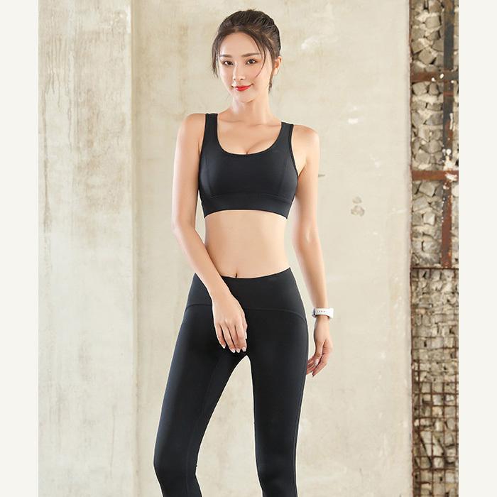 揺れない スポーツブラ ノンワイヤー ヨガ ピラティス ウェア カップ付 ランニング スポブラ レディース ブラ  ジュニアブラ 中学生 部活 EH024 [M便 1/2] |  | 17