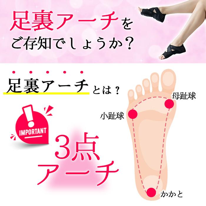 ヨガソックス 外反母趾 サポーター 扁平足 足裏アーチ 足裏 ウォークサポーター ヨガシューズ ダンス バレエ シューズ 姿勢 矯正 靴下 EH040 [M便 1/3] |  | 04