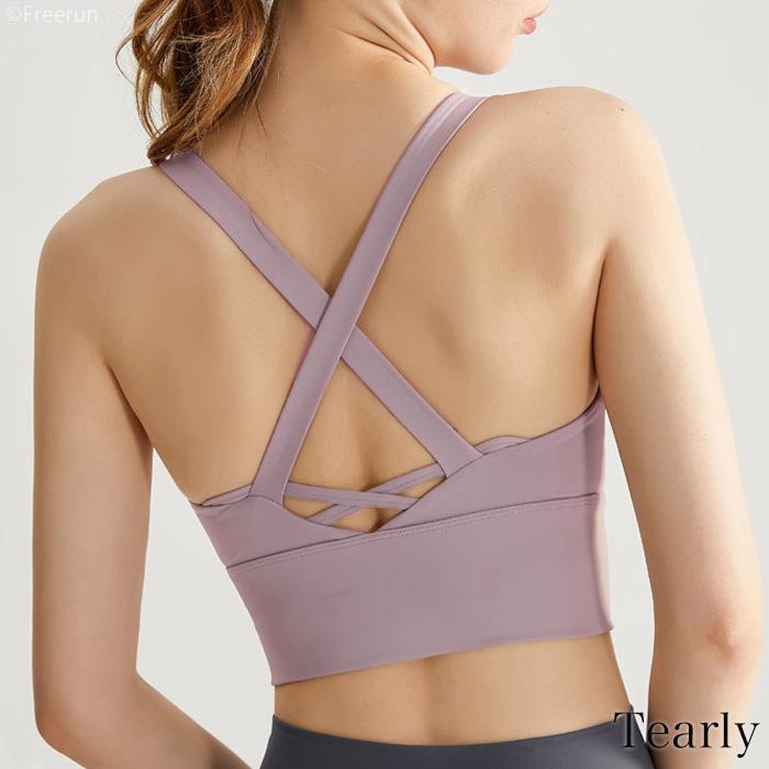 ヨガウェア トップス スポーツブラ ヨガ ピラティス ウェア ヨガウエア