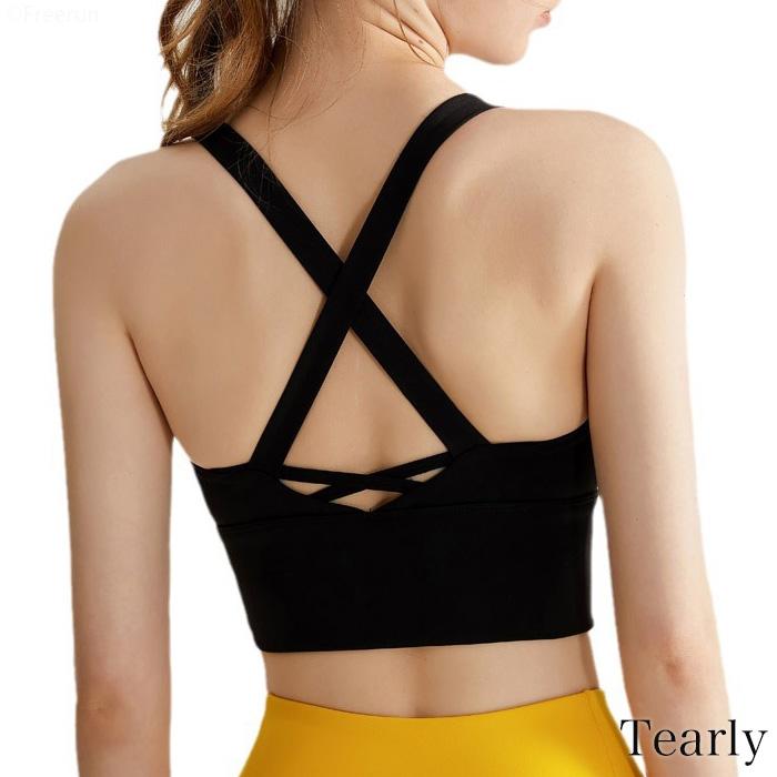 ヨガウェア トップス スポーツブラ ヨガ ピラティス ウェア ヨガウエア