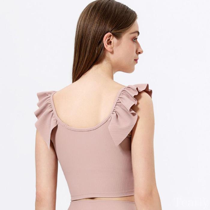 ヨガウェア トップス おしゃれ ヨガ 可愛い 体型カバー レディース ピラティス スポーツ ヨガ ホットヨガ フィットネス ストレッチ ジム 運動【EY131】[M便 1/2] |  | 19