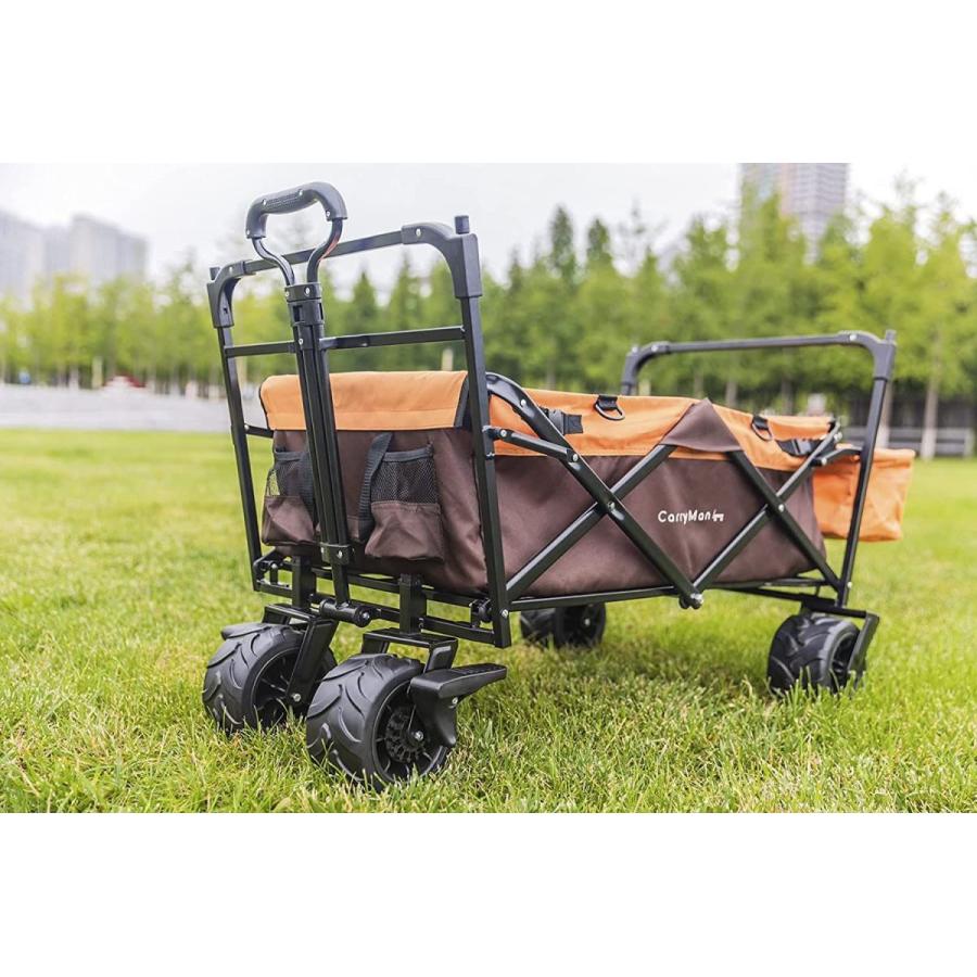 Carryman キャリーワゴン プロ 多機能 キャリーワゴン 屋根付き 業界初 100kg 大容量 Uv対策子供ベルト付き 特大 タイヤ たいみお堂 通販 Yahoo ショッピング