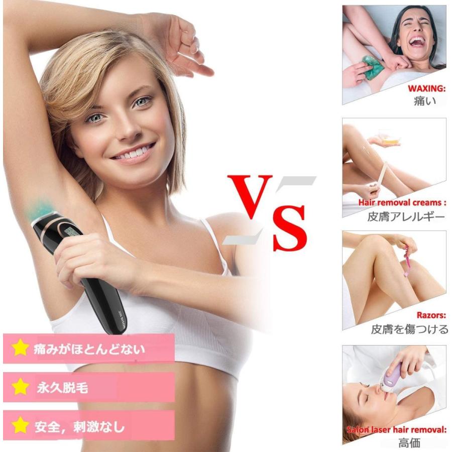 注目 脱毛 脱毛器 光脱毛器 White 男女全身兼用 美肌機能搭載 自動 連続照射 Ipl家庭用無痛脱毛器 レディース メンズ だつもうき ボディ フェイスケア