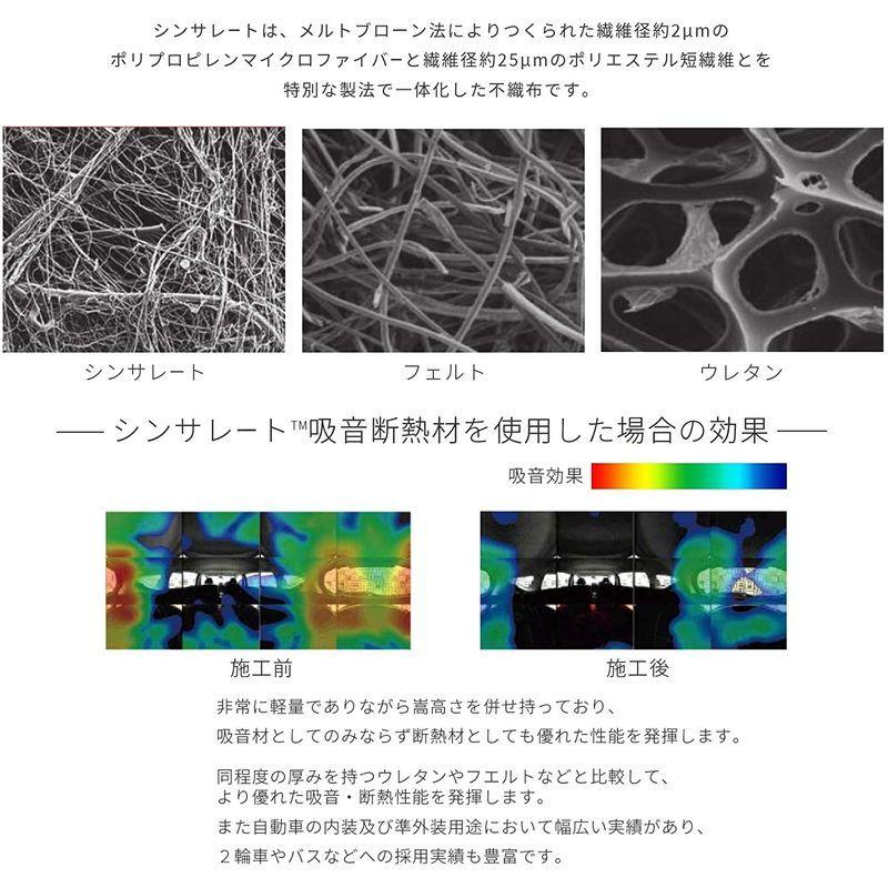 人気のクリスマスアイテムがいっぱい シンサレート 13mmx500mmx15mm 2枚 Be On Sound 車 防音 デッドニング 断熱材 吸音 防音 吸音材 Www Gatorheatandair Com