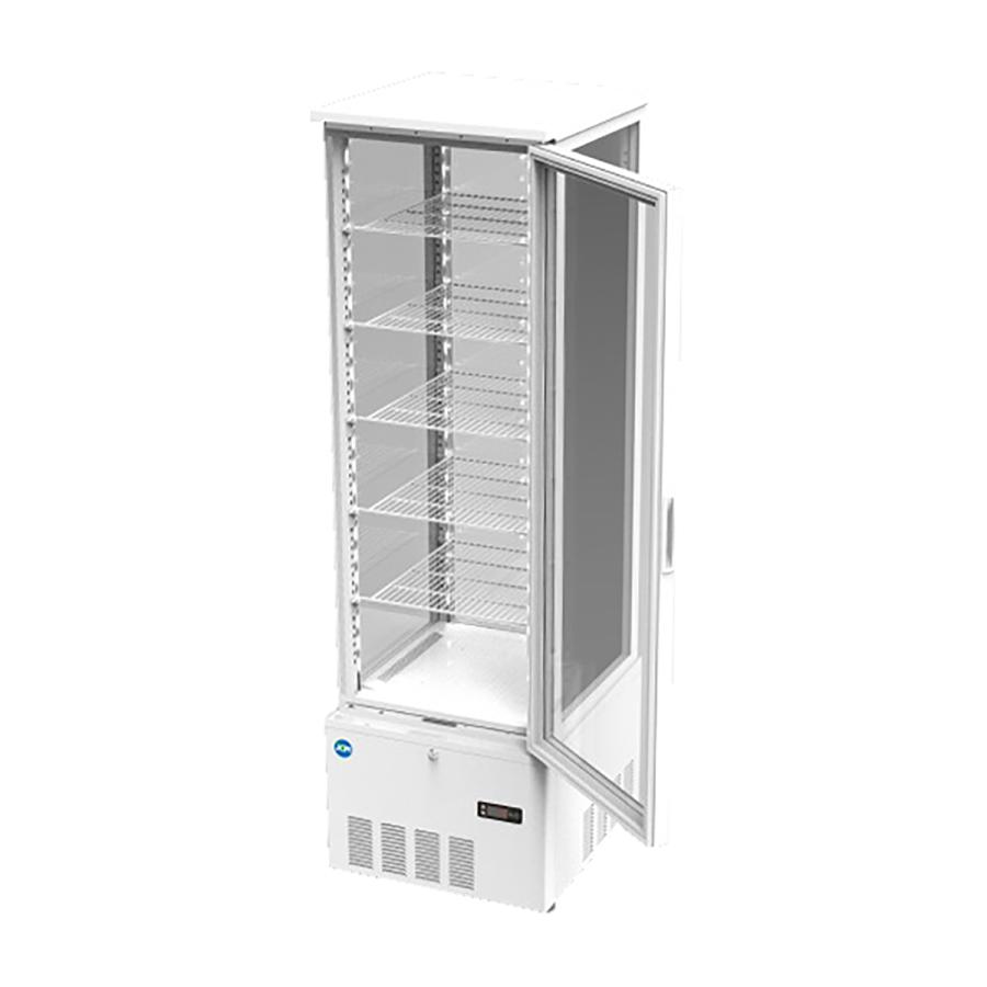 JCM 4面ガラス冷蔵ショーケース JCMS-268 片面扉 業務用 冷蔵庫 食品