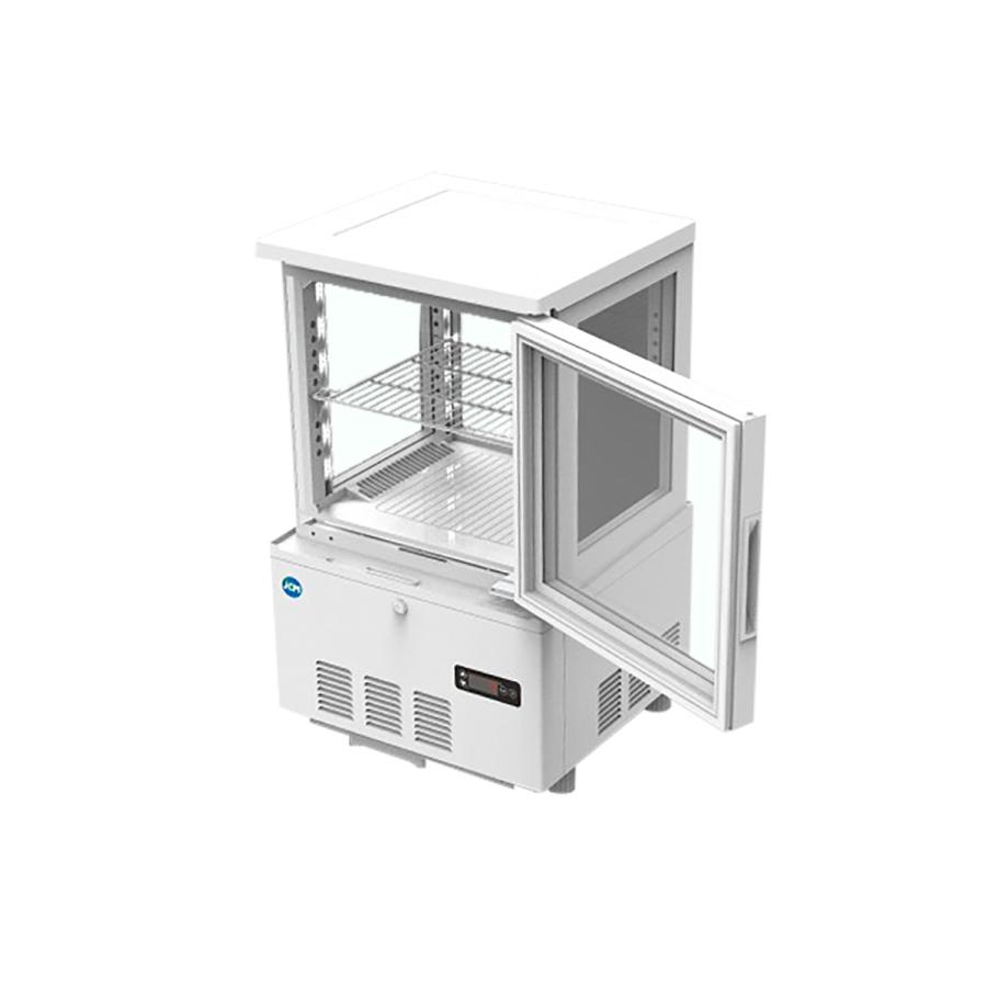 JCM 4面ガラス冷蔵ショーケース JCMS-41 片面扉 業務用 冷蔵庫 食品