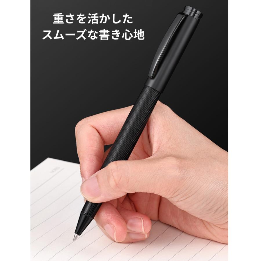 ボールペン 黒 ブラック 0.5mm G5 重い ヘビーウェイト 金属