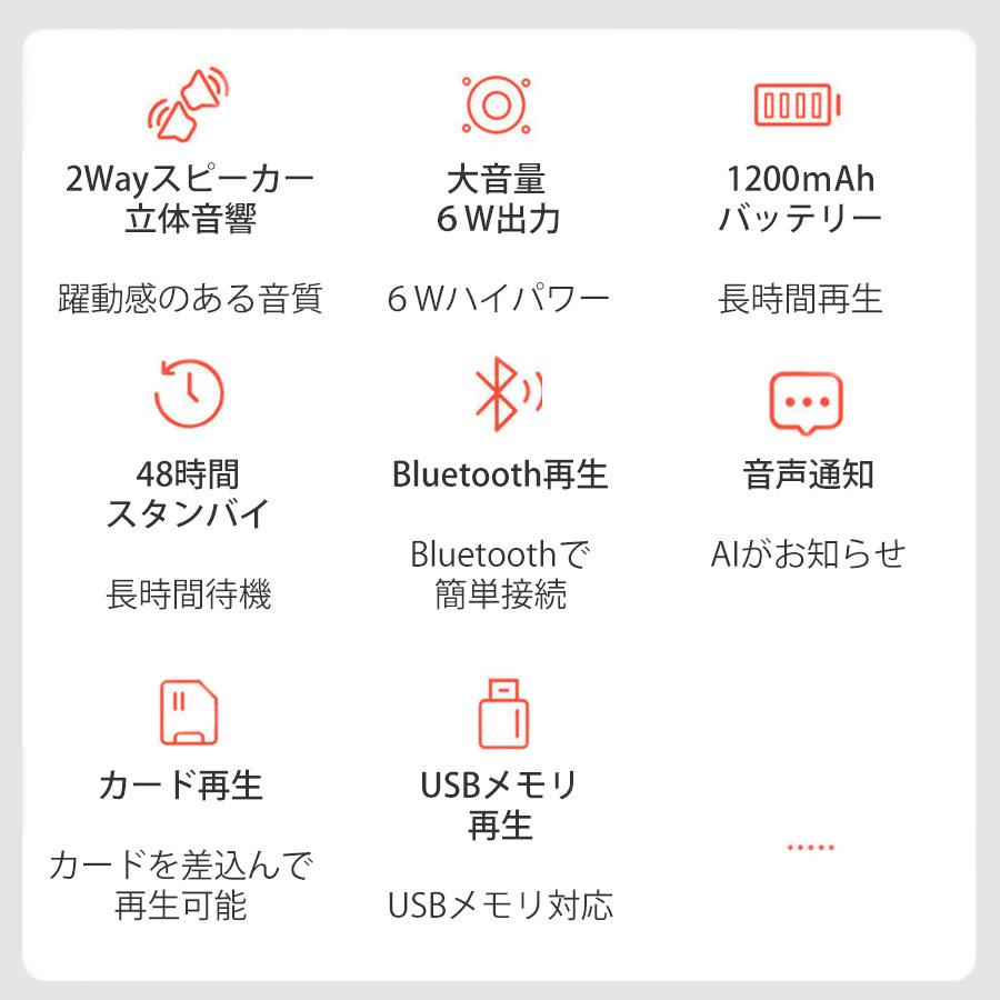 ブルートゥーススピーカー ポータブルスピーカー Bluetooth スマホスピーカー 高音質 SDカード USBメモリ 大音量 長時間再生 TWS相互接続 送料無料｜tyoimono｜14