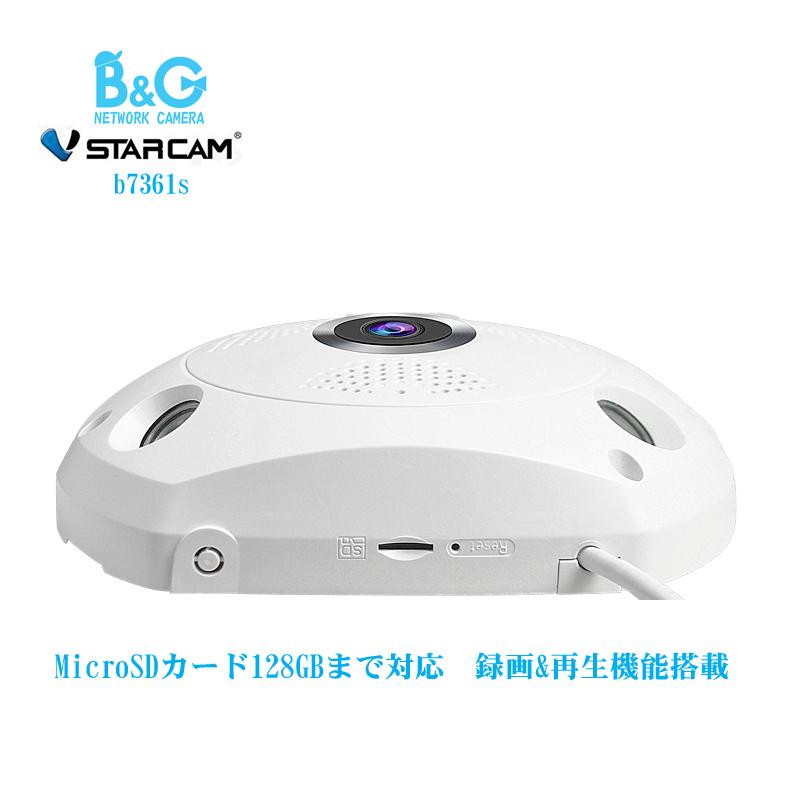 ネットワークカメラ IPカメラ 300万画素 魚眼レンズ 360広角 WEBカメラ