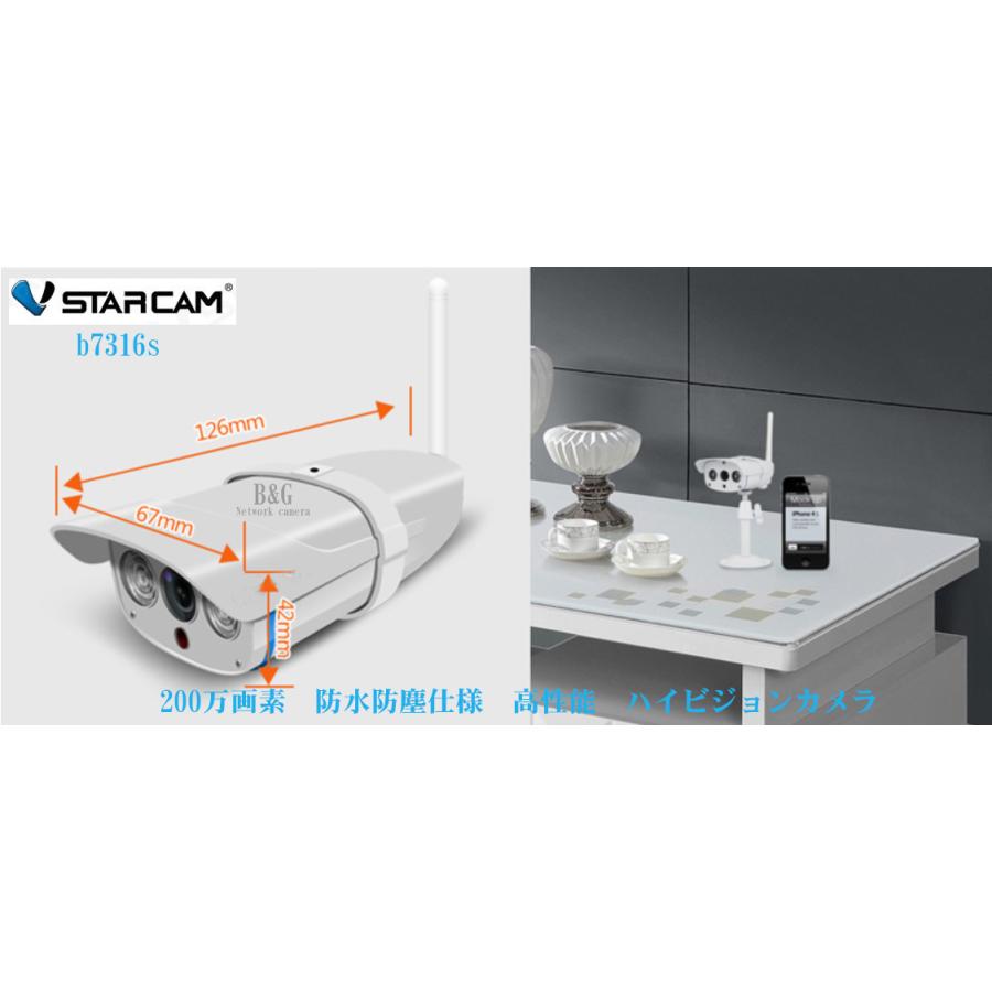 ネットワークカメラ ワイヤレス 防犯カメラ Webカメラ スマホ タブレット対応 外出先監視可 監視カメラ 室外用 玄関 庭 駐車場防犯 C7816 6 B G Shop 通販 Yahoo ショッピング