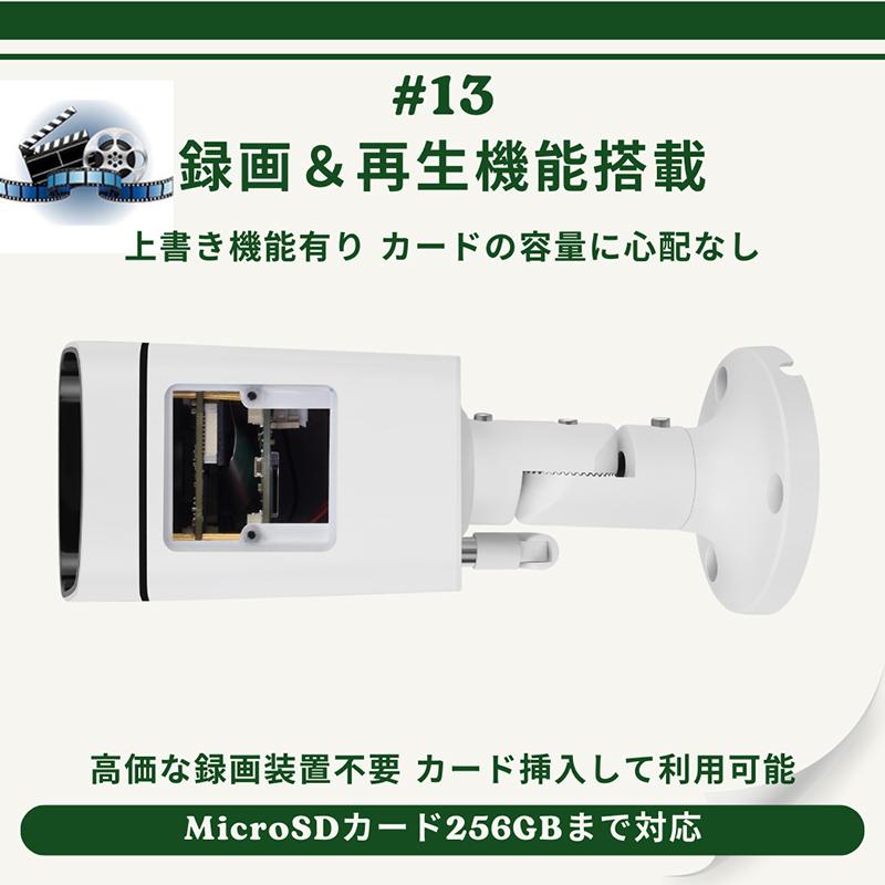 防犯カメラ 録画音声機能付き ワイヤレス対応 ネットワークカメラ IP