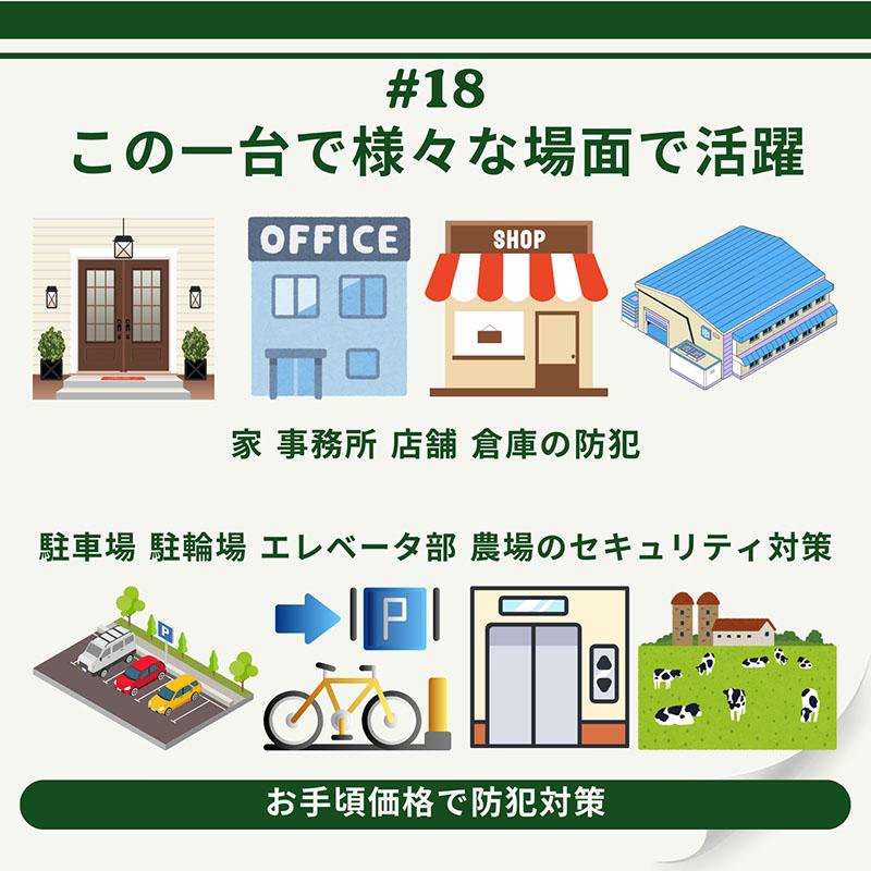 防犯カメラ 屋外防水 アルミ製 耐久性最強 光学5倍ズーム スマホ