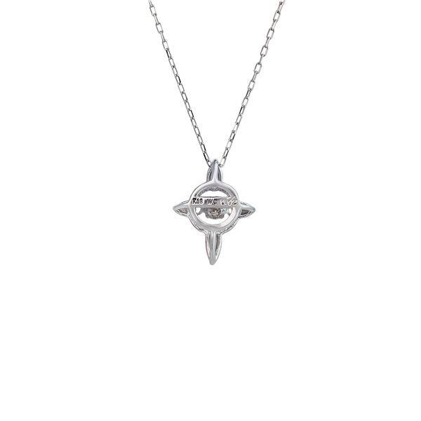 2022年ダンシングストーンペンダント/ネックレス〔プラチナPt900・天然ダイヤモンド0.03ct〕FTW-2148_Pt最新 天然ダイヤモンド0 FTW 2148_Pt