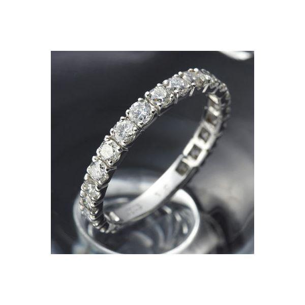 指輪 ダイヤリング 2022年プラチナPt900 1ctエタニティリング (鑑別書付き）最新 20号 指輪 競売