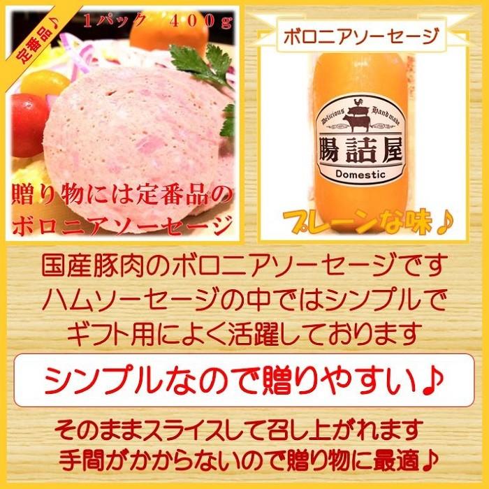 ボロニアソーセージ 国産 豚肉 シンプル プレーン |  | 03