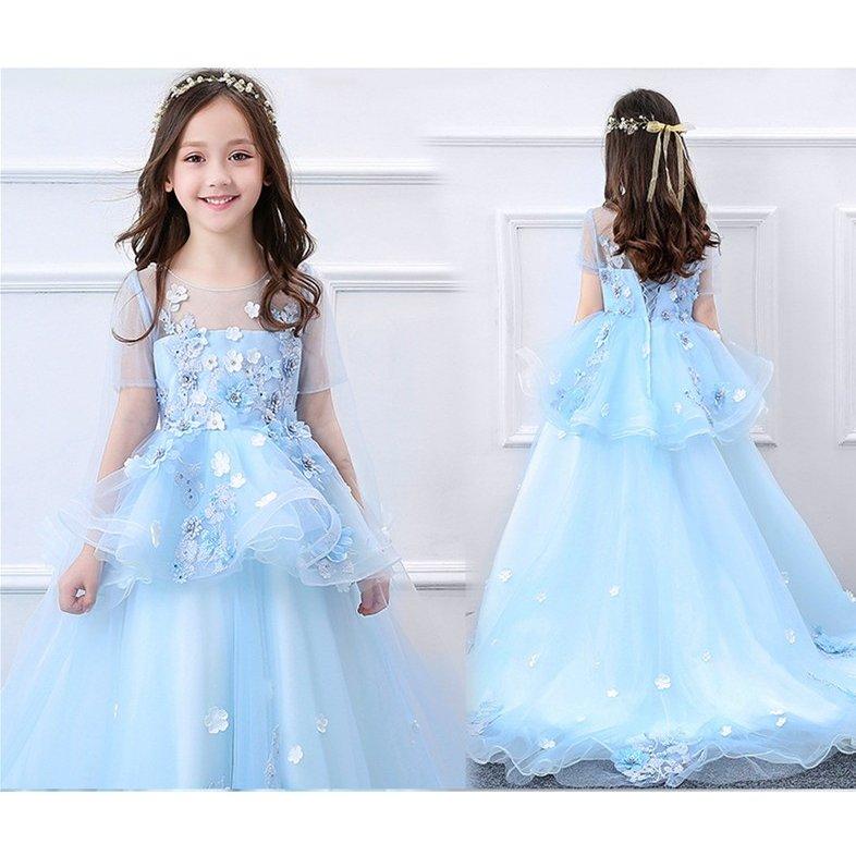 保証書付 子供ドレス ドレス キッズ コスチューム 子供 衣装 こども ワンピース 子供用 子供用ドレス ピアノ お姫様 子どもドレス キッズドレス 女の子 子供服 フラワー 長龍實業 通販 Yahoo ショッピング 流行に Www Doctor Plan Com