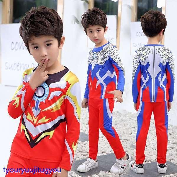 ウルトラマン ゼロ上下セット Ultraman Zero Tシャツ ２点セット 子供服 長袖 セットアップ キッズ lan 長龍實業 通販 Yahoo ショッピング