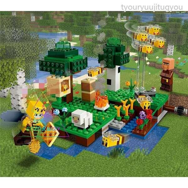 マインクラフト レゴ マインクラフト ミツバチの養蜂場 おもちゃ ブロック レゴ 互換 キッズ 子供 誕生日 クリスマスプレゼント aei 長龍實業 通販 Yahoo ショッピング