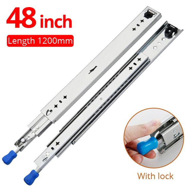 KAK 高耐荷重 引き出しキャビネット用スライドレール 1200mm KAK 高耐荷重 引き出しキャビネット用スライドレール 1200mm