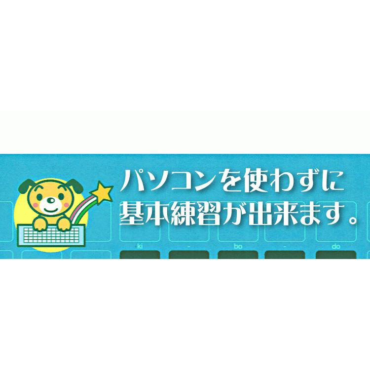 キーボード ビギナーブックセット 送料無料】キーボード入力練習盤セット【パソコン要らず