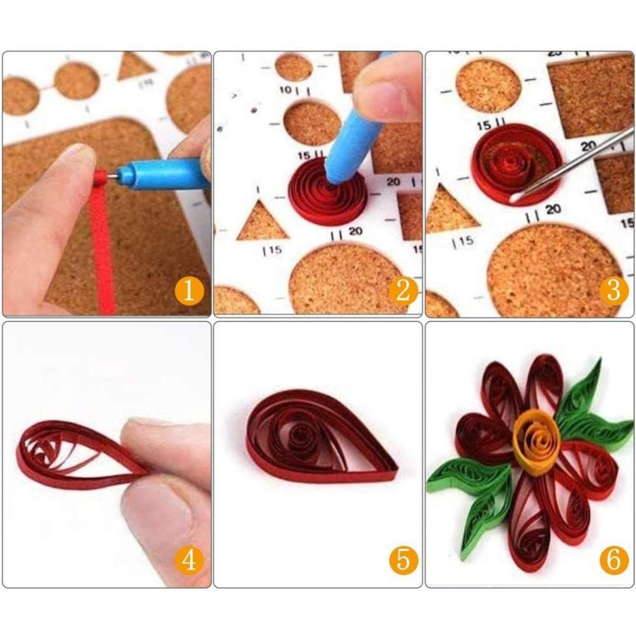 Coolbotang クイリングペーパー 7枚紙36種類のグラデーション色 アウトレット クイリングキット ペーパークイリング 材料 造 手芸 Diy