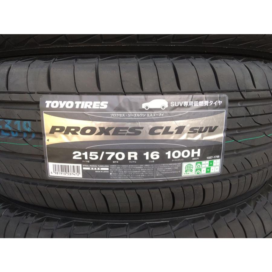 PROXES 2021年製 SUV専用低燃費タイヤ CL1 SUV 215/70R16 100H 