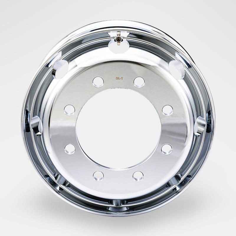 アルミメッキ ホイール アルミ メッキ加工 19.5×6.75 8穴 新ISO
