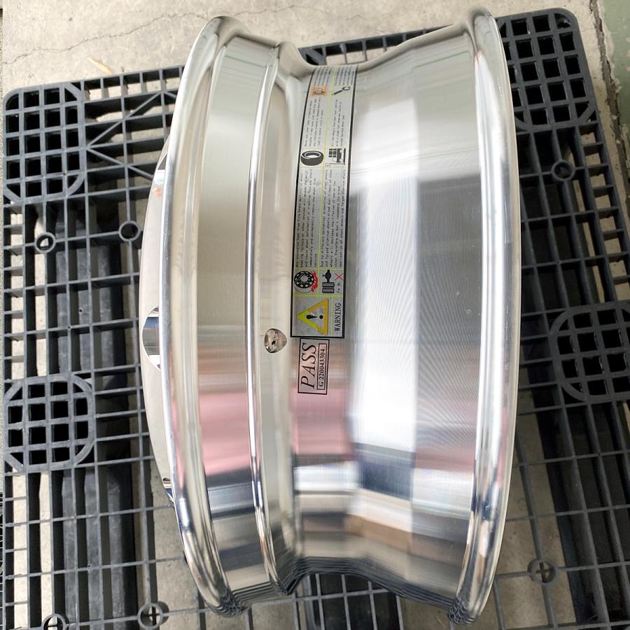 アルミホイール 22.5インチ 10穴 22.5×8.25 新ISO オフセット165