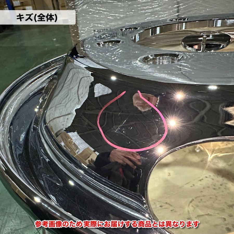 新品 訳あり メッキホイール 17.5×6.00 5穴 フロント用 B品