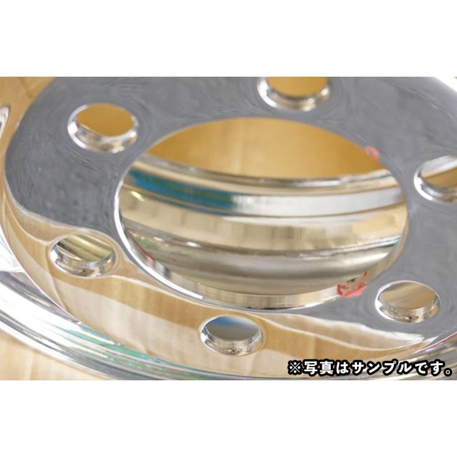 トラック メッキホイール フロント 17.5インチ 6J 1本 4枚 1台分 メッキホイール 17.5×6.00 6穴 JIS オフセット135