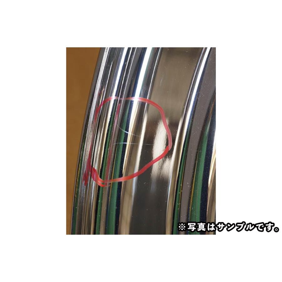 新品 2枚セット 訳あり B品 メッキホイール トラック ダンプ 4t 17.5×6.00 6穴 リア用 中国製 DOT-X DOTX|tyreshoptatucyo|03