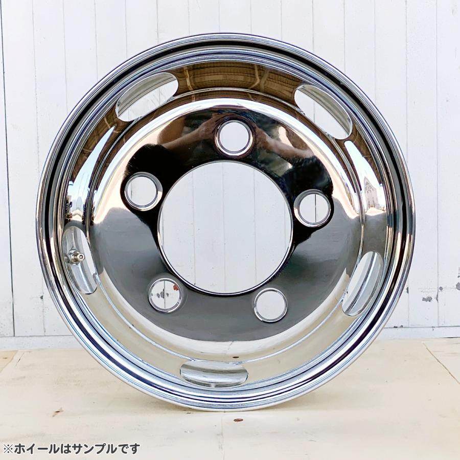 4枚 1台分 メッキホイール 16×5.5 5穴 オフセット116.5 エルフ