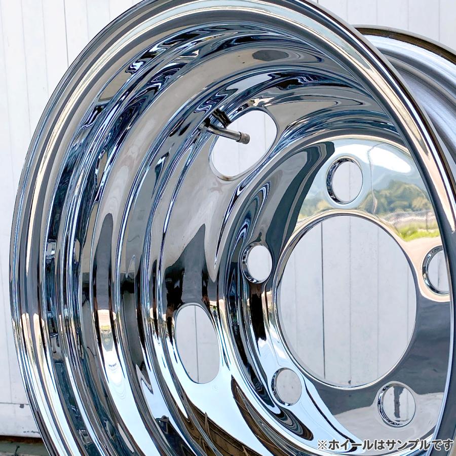 メッキホイール エルフ いすゞ 2トン 1台分 16 5 5 オフセット 116 5 5穴 錆汁止め加工 1年保証 中国製 Dot X Dotx Dxcw 4set タイヤとホイールのトラックピット 通販 Yahoo ショッピング